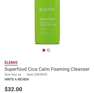 Elemis Superfood Cica Calm Foaming Cleanser